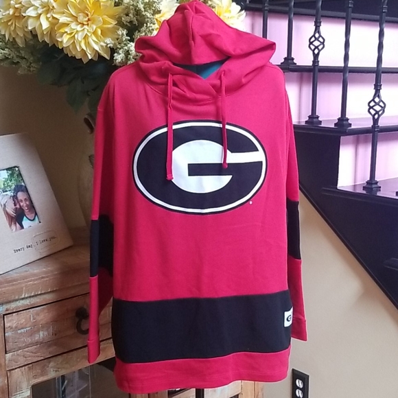PINK Victoria's Secret Tops - New PINK VS GA Collegiate Hoodie - SZ L
